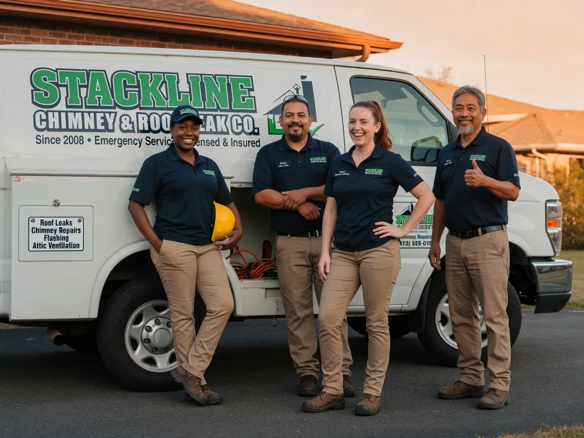 Chimney flashing repair company in Roslyn, SD